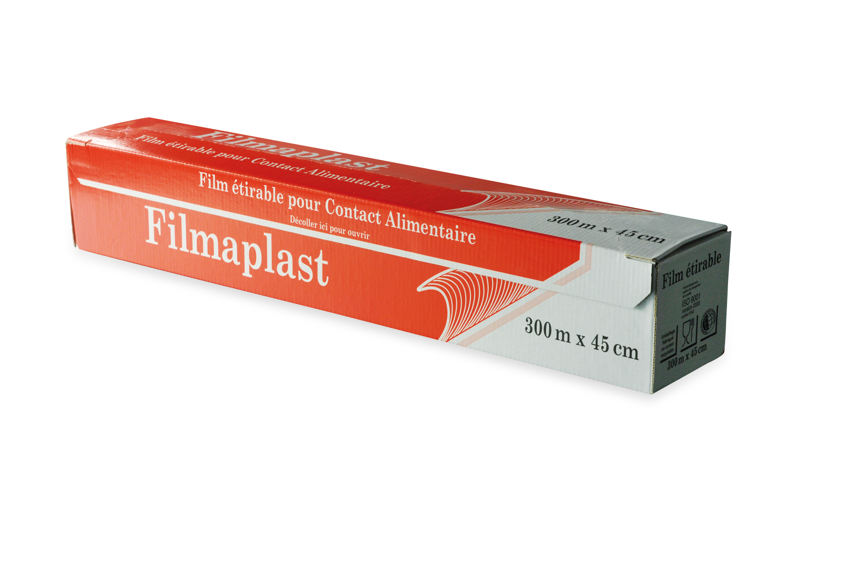 Rouleaux de film étirable - Noir - 20µ - 0.45 x 300 m